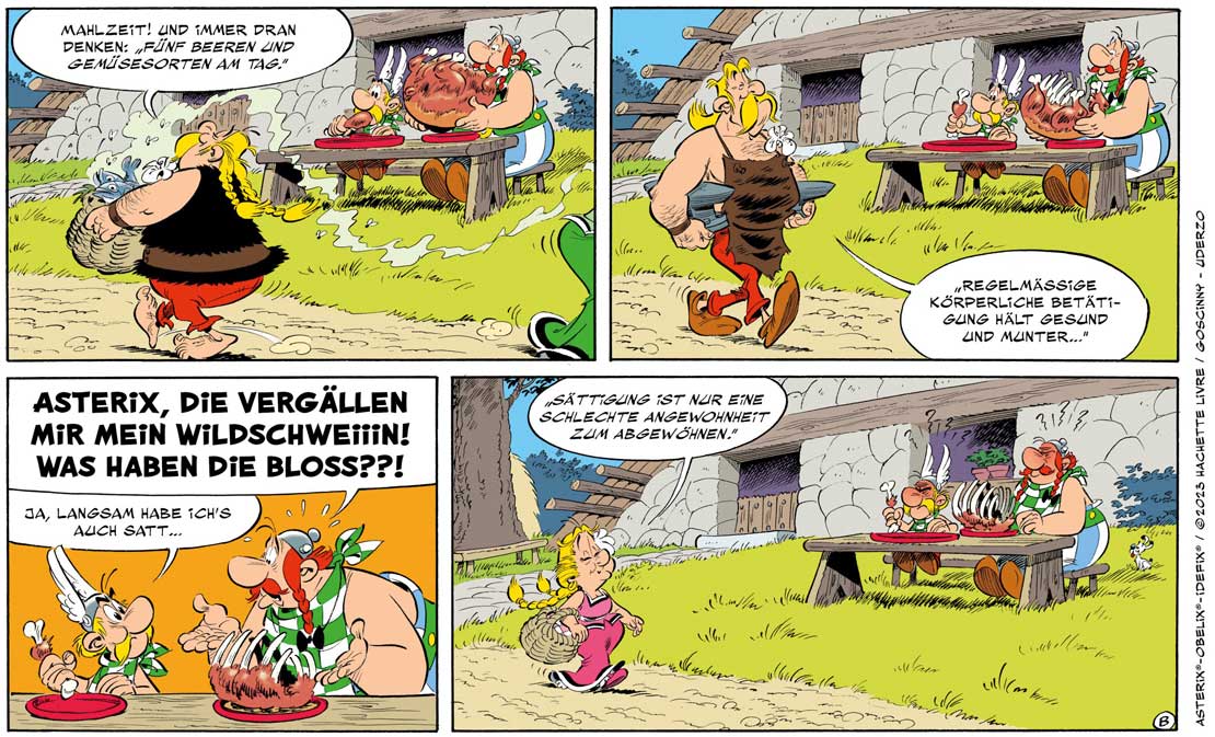 Neue Schwingungen bei Asterix